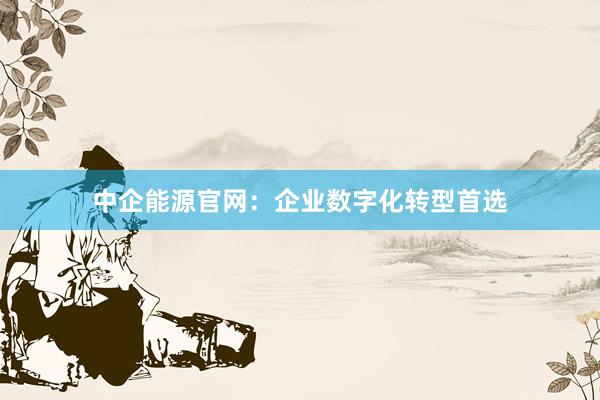 中企能源官网：企业数字化转型首选